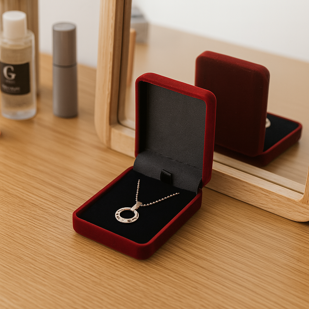 Boîte À Bijoux Individuel Collier