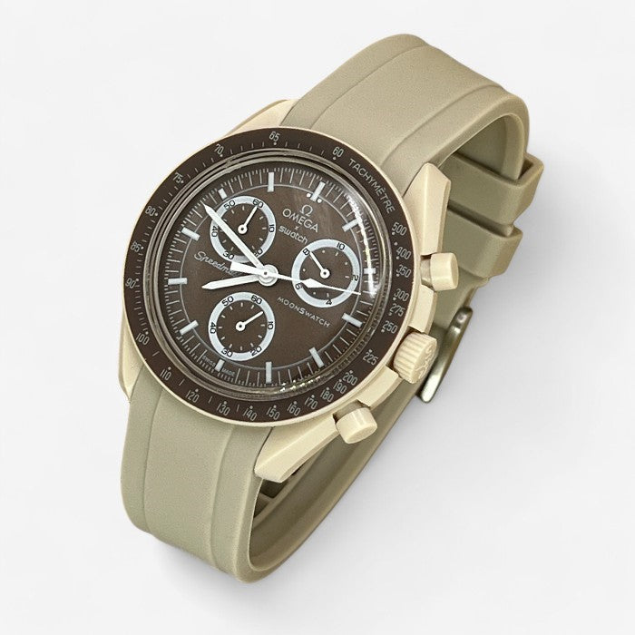 Bracelet MoonSwatch en Caoutchouc Premium Uni