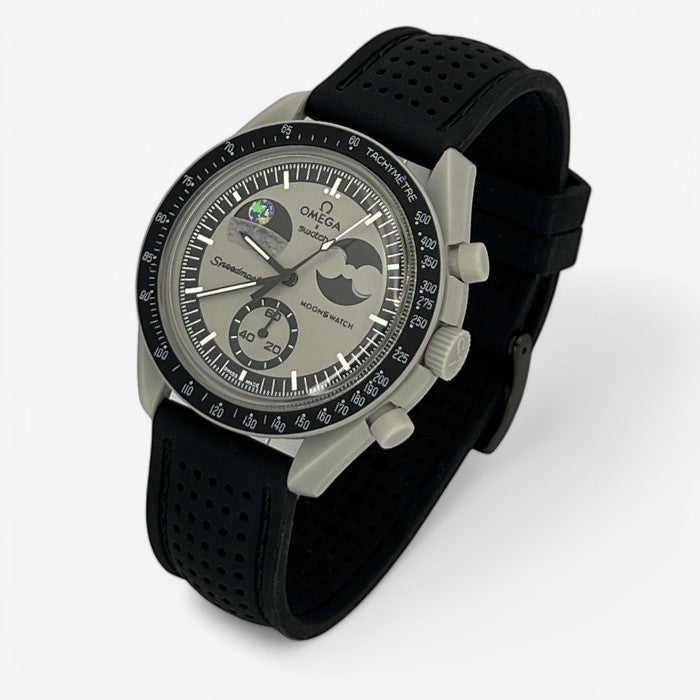 Bracelet MoonSwatch Premium en Caoutchouc Perforé