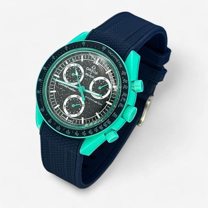 Bracelet MoonSwatch en Caoutchouc Texturé Premium Uni