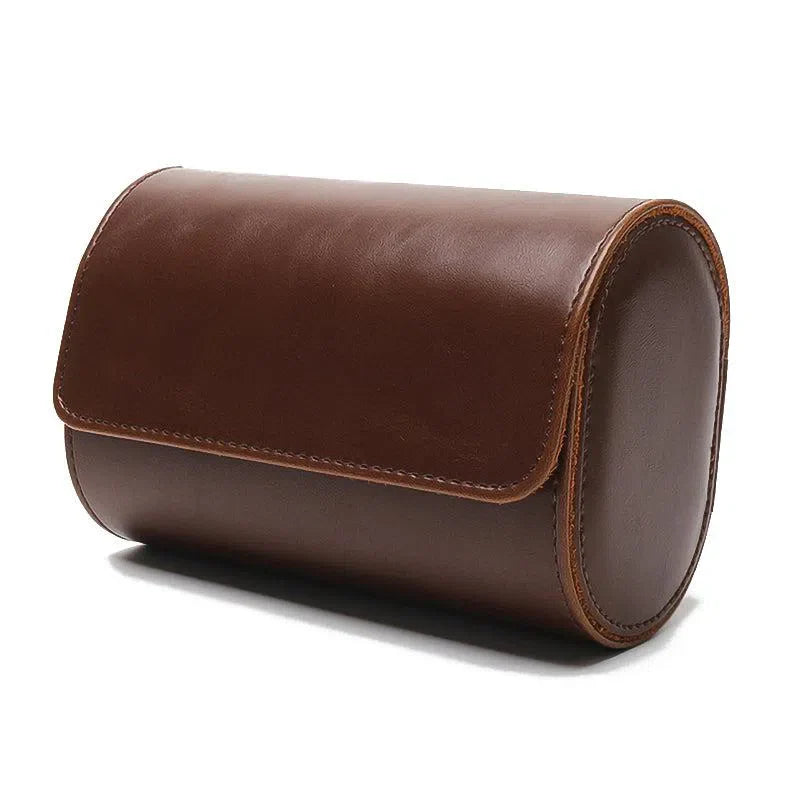 Étui Montre - Duo Marron - Maison Horloger 