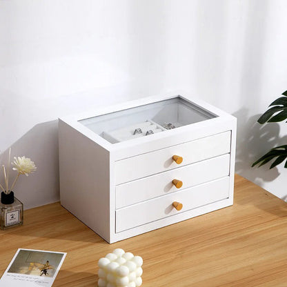 Boîte À Bijoux Vintage 3 Tiroirs