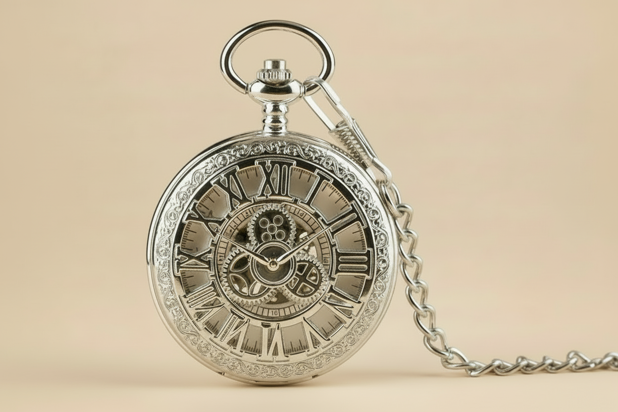 Montre à Gousset Mécanique La Royale Argent - Maison Horloger 