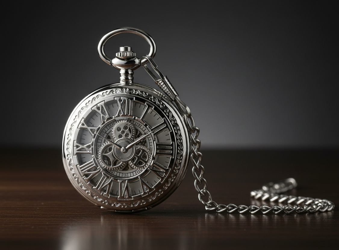 Montre à Gousset Mécanique La Royale Argent - Maison Horloger 