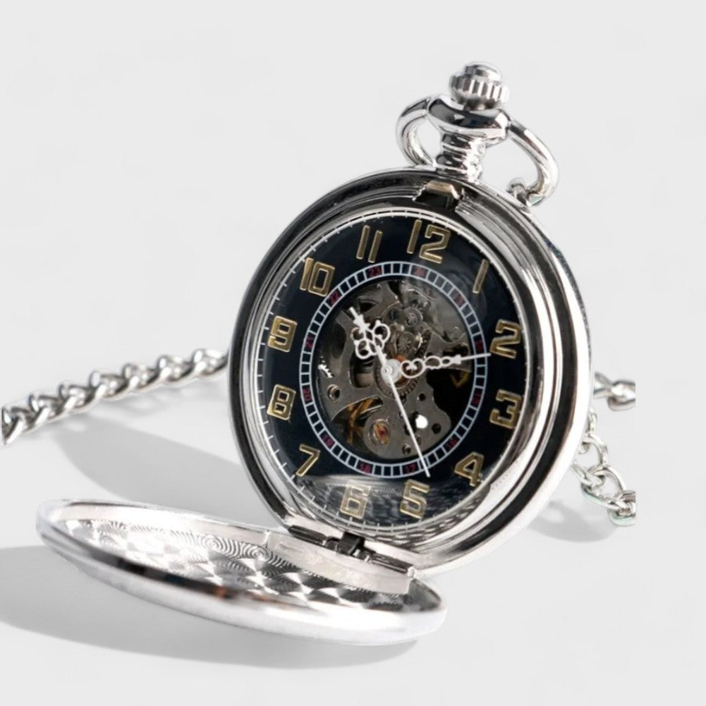 Montre À Gousset Homme en Argent