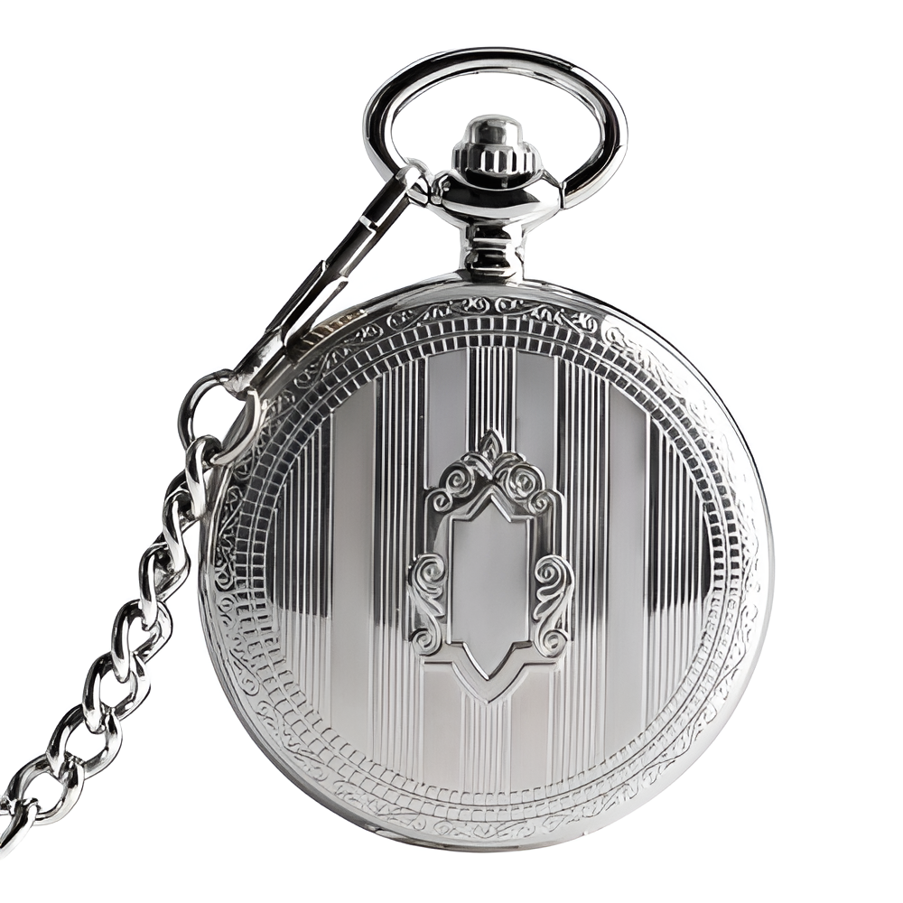 Montre À Gousset Homme en Argent