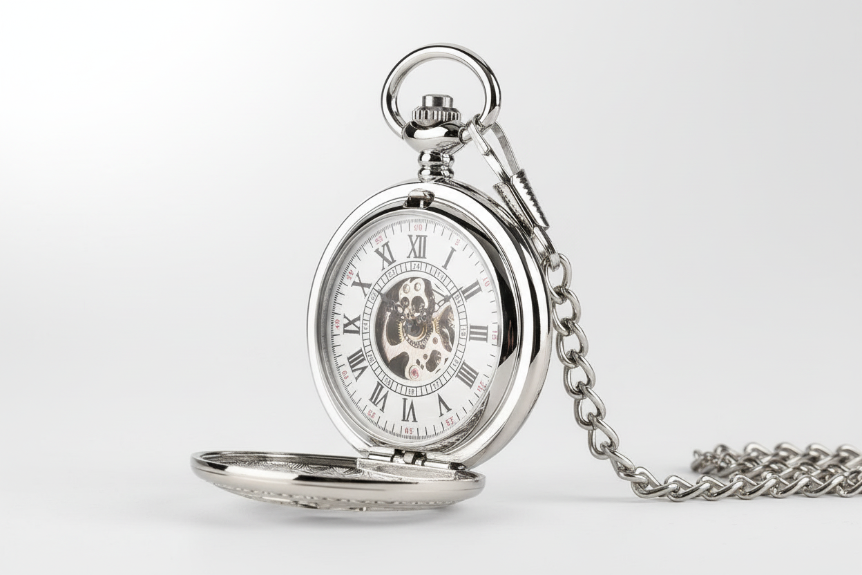 Montre à Gousset Mécanique La Royale Argent - Maison Horloger 