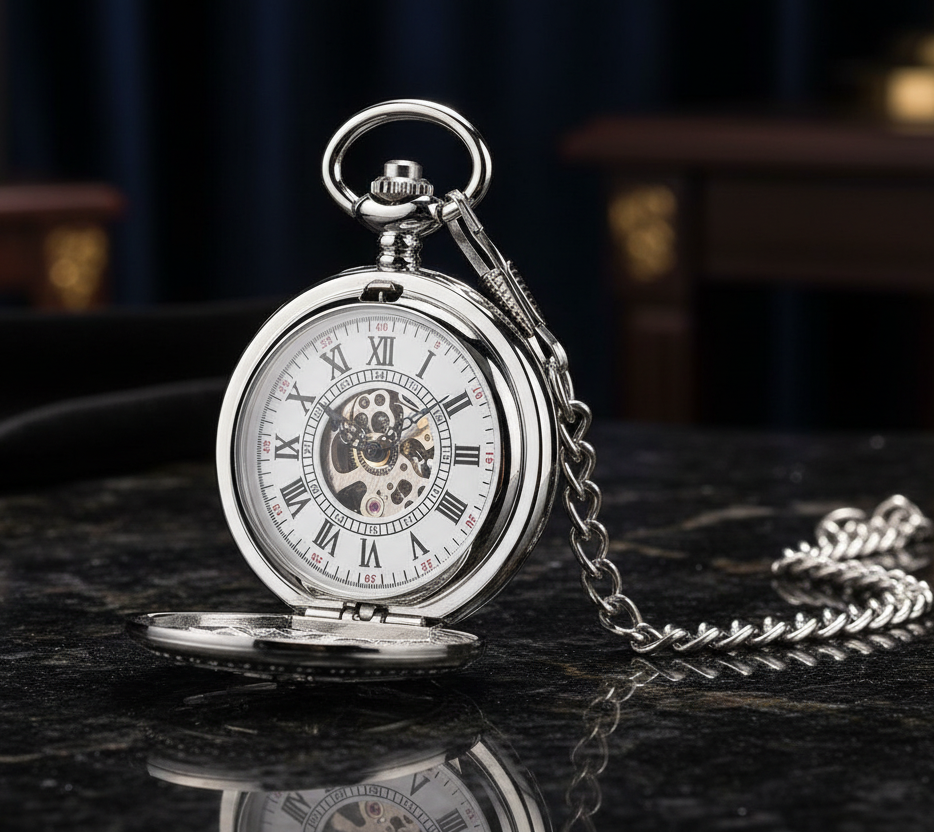 Montre à Gousset Mécanique La Royale Argent - Maison Horloger 