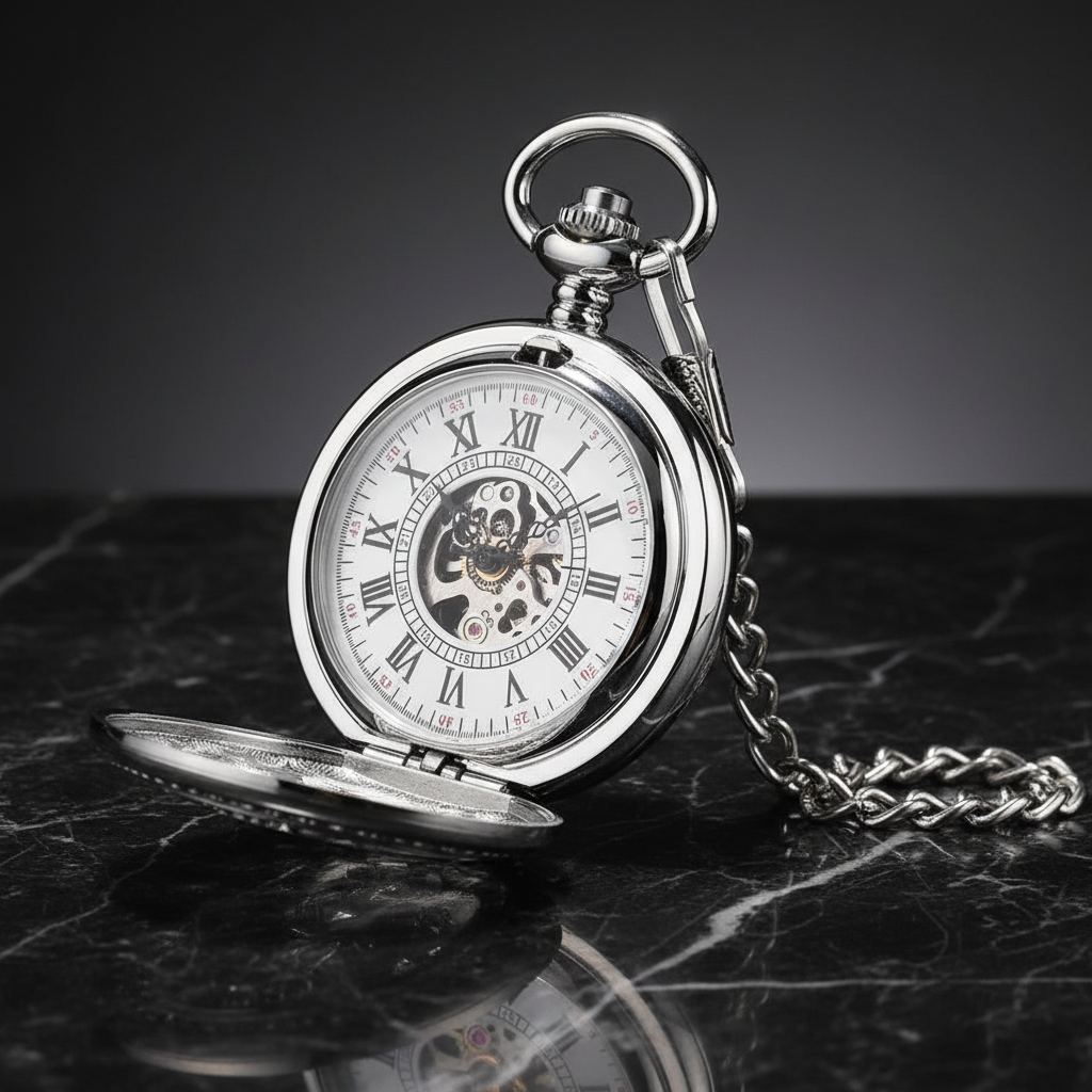 Montre à Gousset Mécanique La Royale Argent - Maison Horloger 