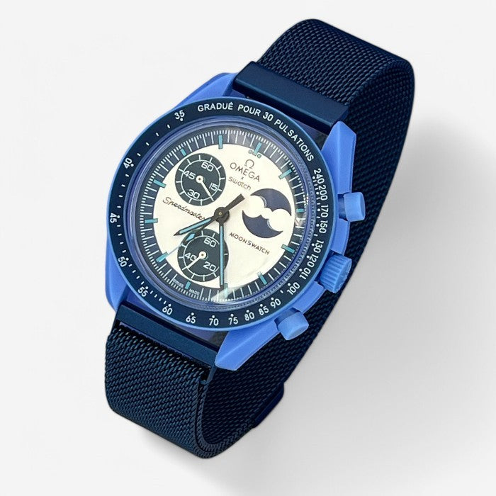 Bracelet Moonswatch Mission to the Super Blue Moonphase