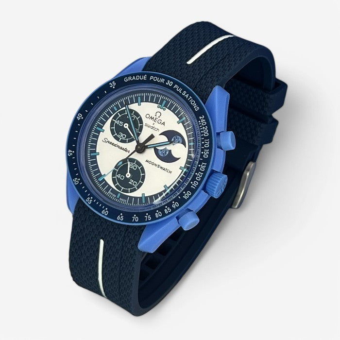 Bracelet Moonswatch Mission to the Super Blue Moonphase
