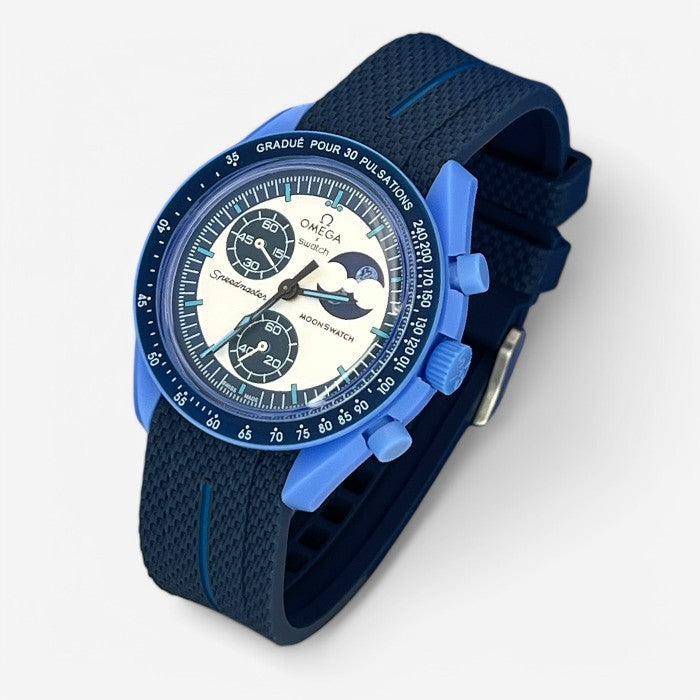 Bracelet Moonswatch Mission to the Super Blue Moonphase