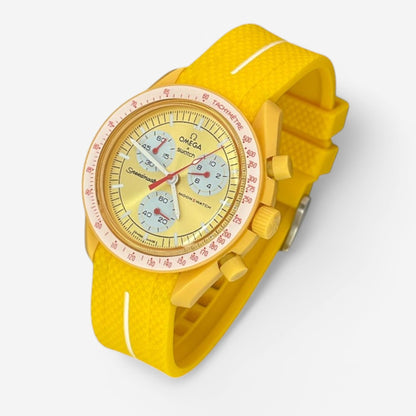 Bracelet MoonSwatch en Caoutchouc Premium une bande
