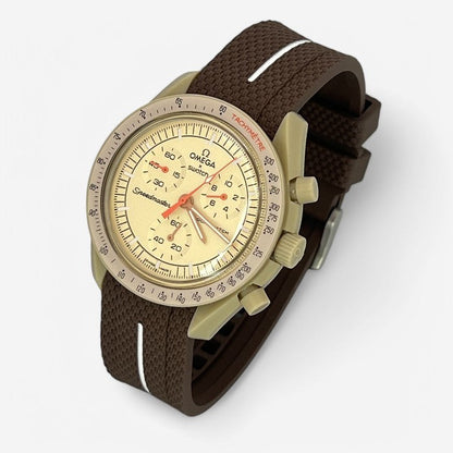 Bracelet MoonSwatch en Caoutchouc Premium une bande