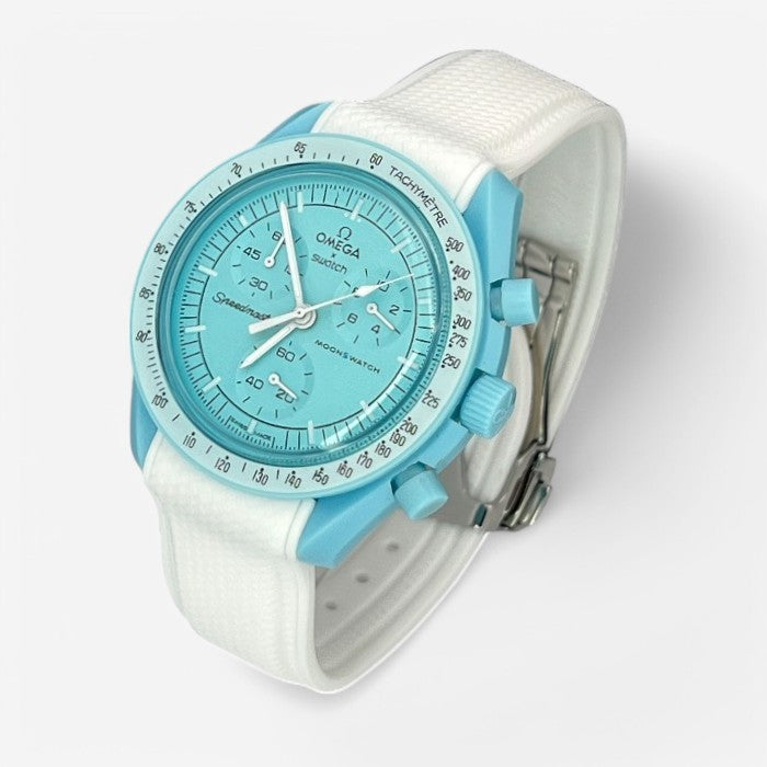 Bracelet MoonSwatch Premium en Caoutchouc à Clips