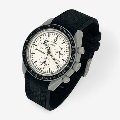 Bracelet MoonSwatch en Caoutchouc Texturé Premium Uni
