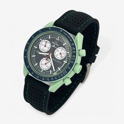 Bracelet MoonSwatch Premium en Caoutchouc Perforé