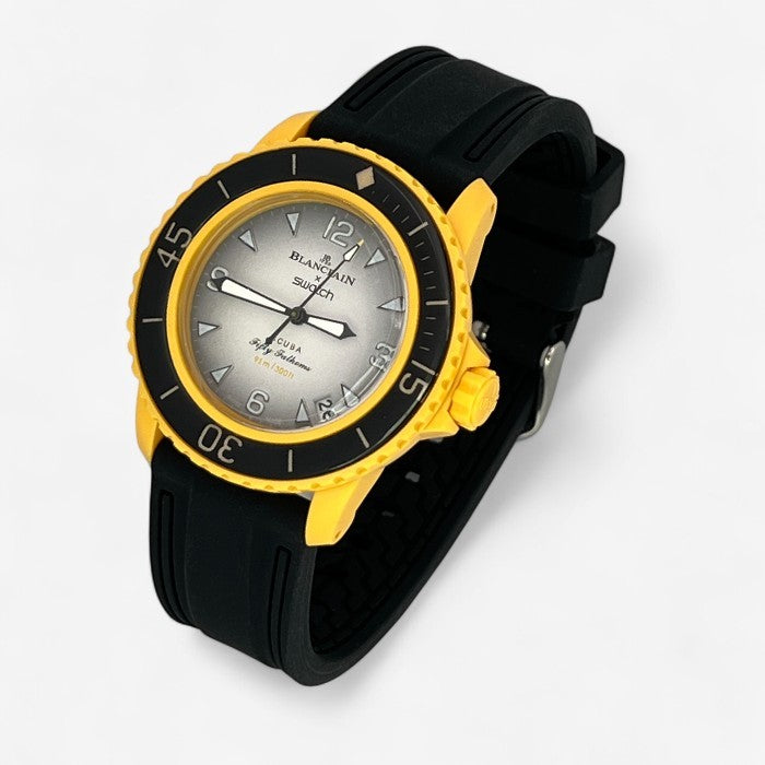 Bracelet Blancpain x Swatch en Caoutchouc 2 bandes