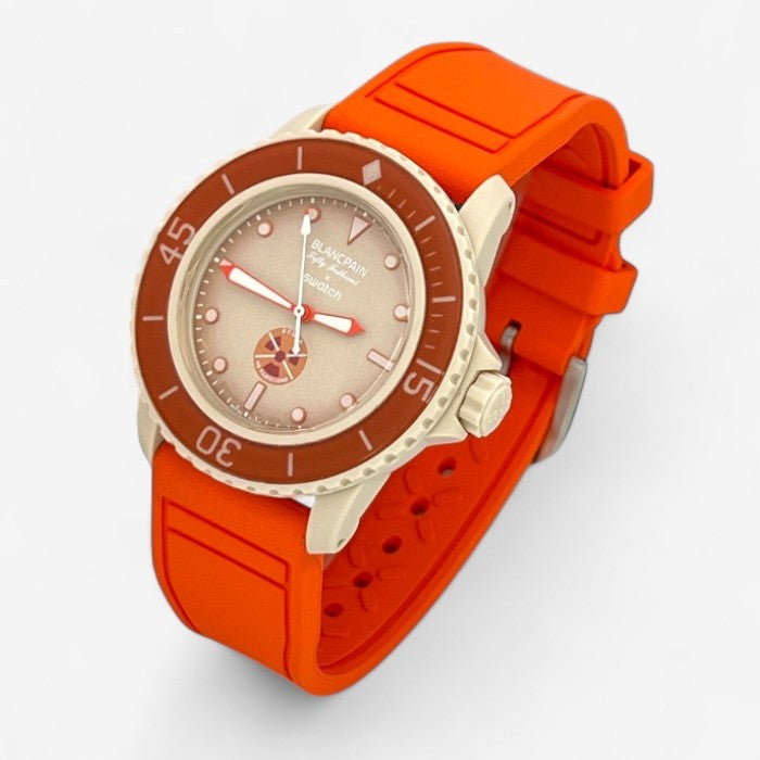 Bracelet Blancpain x Swatch Premium en Caoutchouc