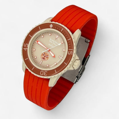 Bracelet Blancpain x Swatch Nervuré