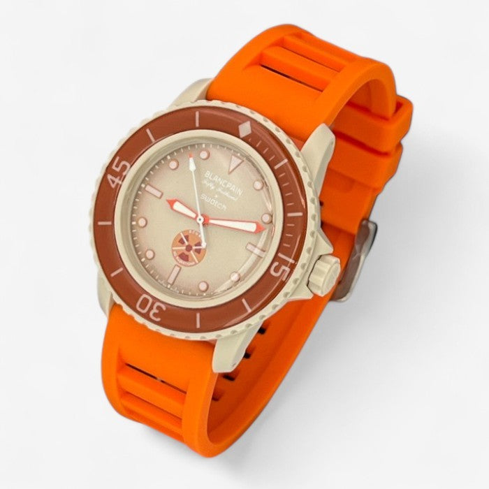 Bracelet Blancpain x Swatch Caoutchouc / Silicone