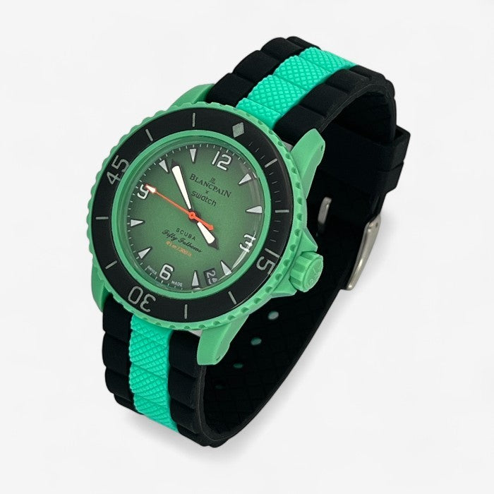 Bracelet Blancpain x Swatch en Caoutchouc Design