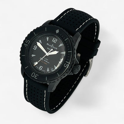 Bracelet Blancpain x Swatch Premium Caoutchouc Perforé