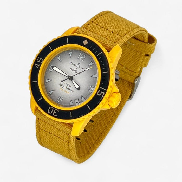 Bracelet Blancpain x Swatch en Toile 1
