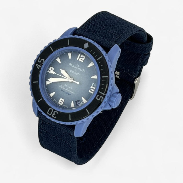 Bracelet Blancpain x Swatch en Toile 1