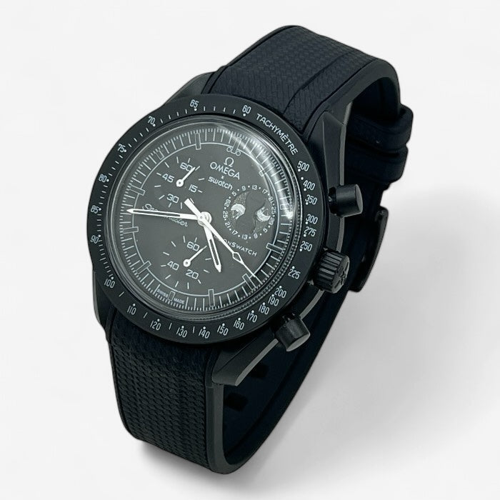 Bracelet MoonSwatch en Caoutchouc Texturé Premium Uni