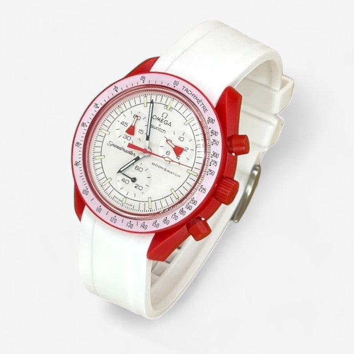 Bracelet MoonSwatch en Caoutchouc Premium Uni