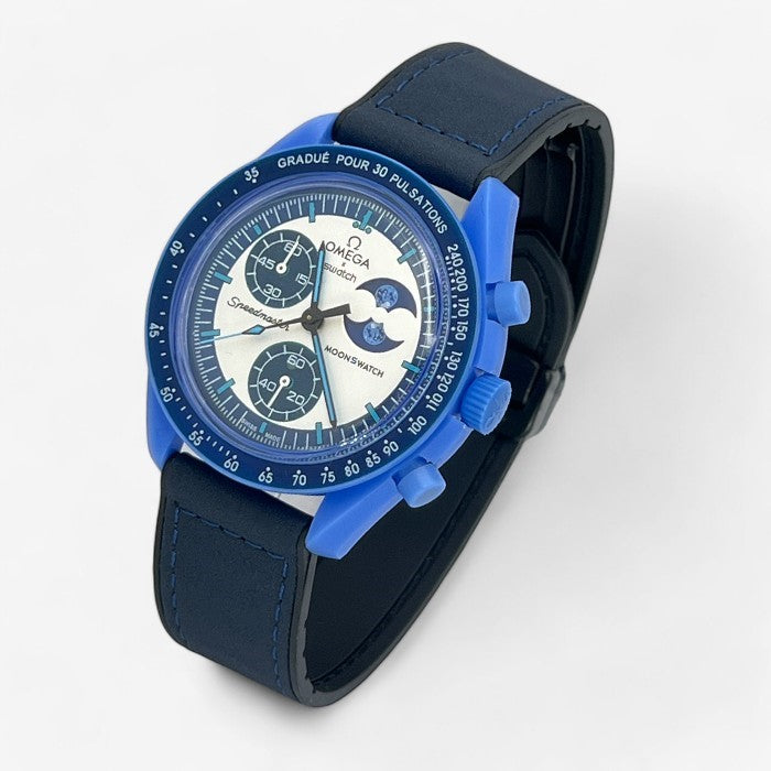 Bracelet Moonswatch Mission to the Super Blue Moonphase