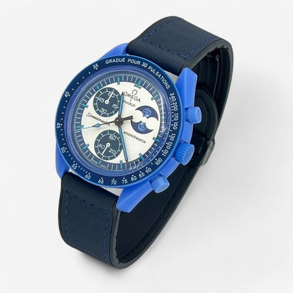 Bracelet Moonswatch Mission to the Super Blue Moonphase