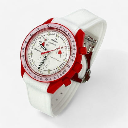 Bracelet MoonSwatch Premium en Caoutchouc à Clips