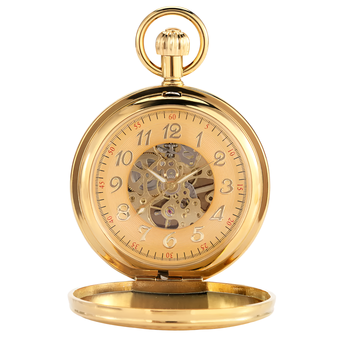 Montre à Gousset Mécanique Gravée-