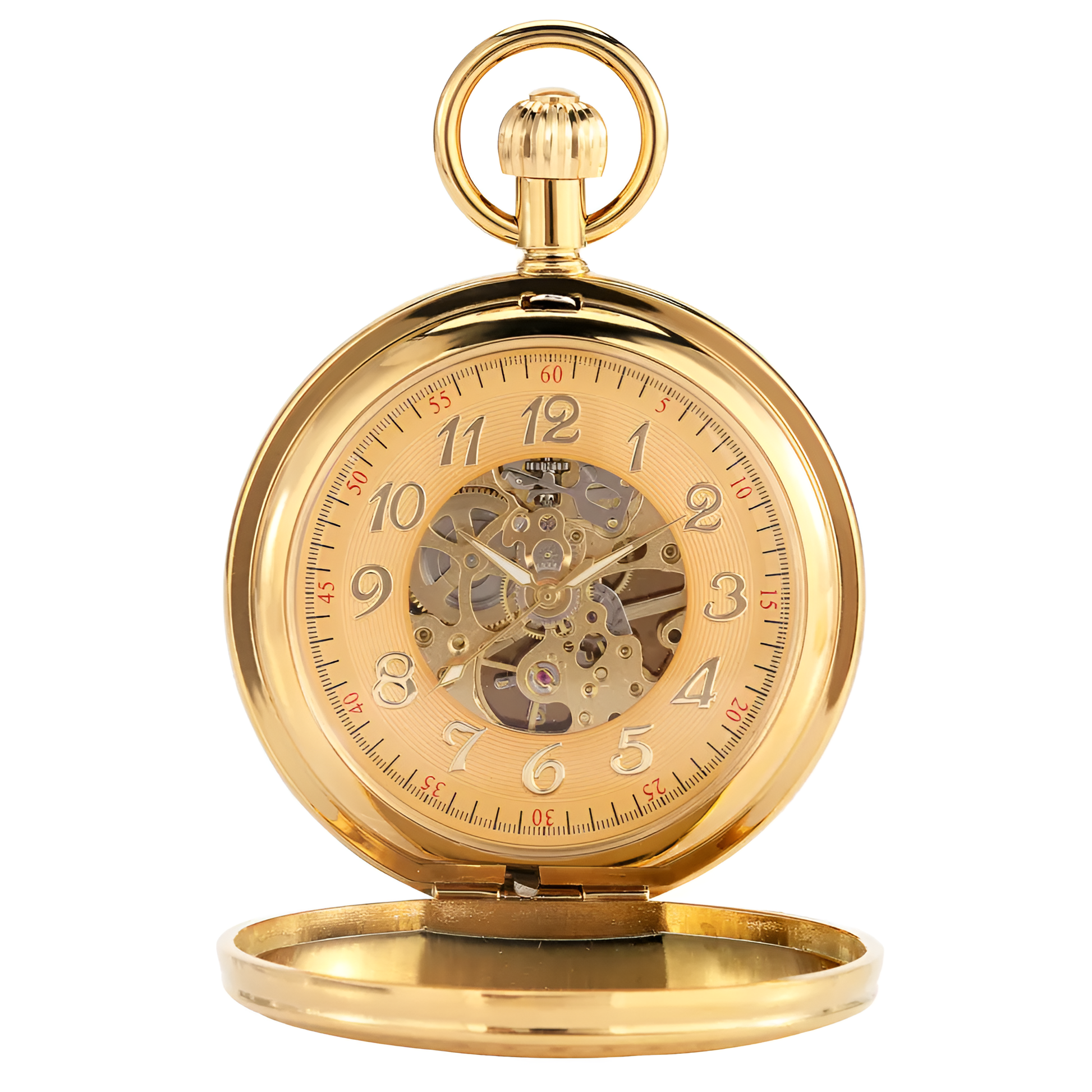 Montre à Gousset Mécanique Gravée-