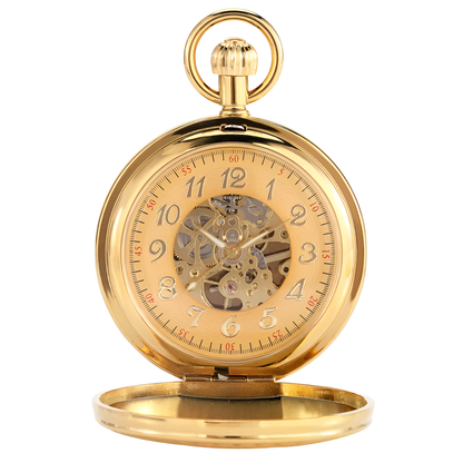 Montre à Gousset Mécanique Gravée-