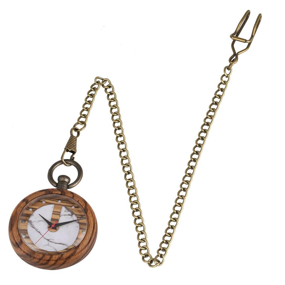 Montre à gousset bois