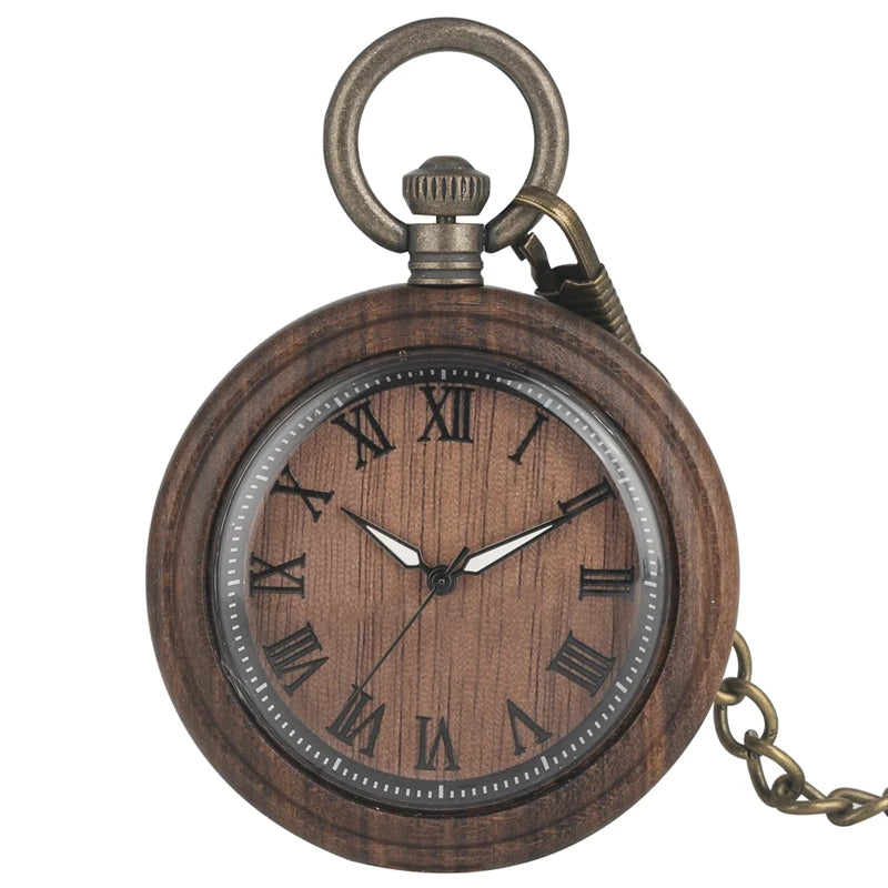Montre à Gousset bois 