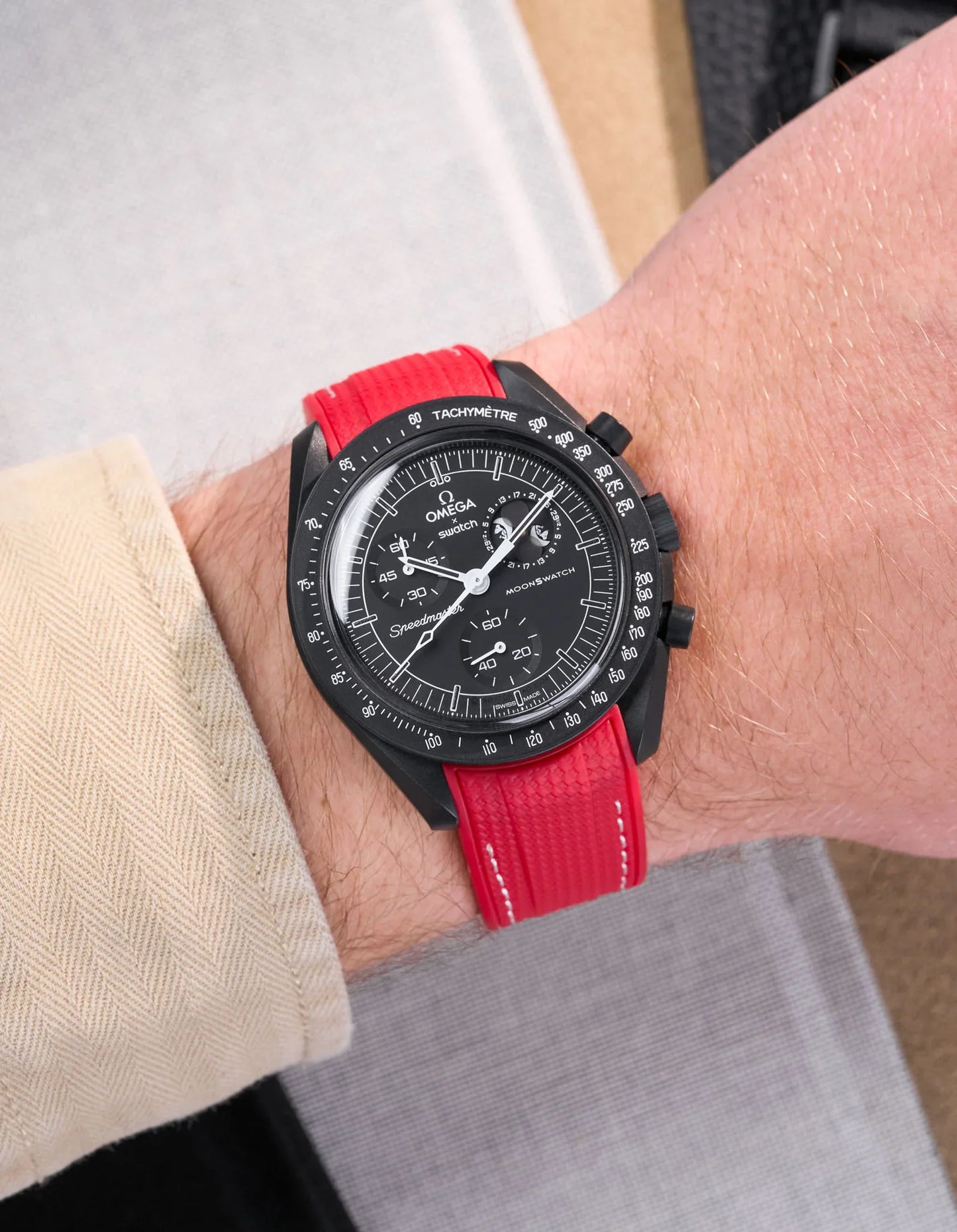 BRACELET MOONSWATCH - MISSION TO MOONPHASE