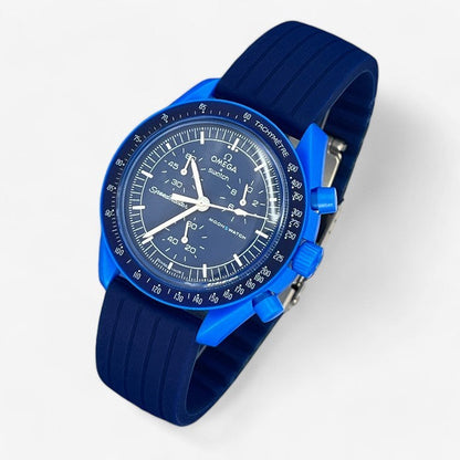 Bracelet MoonSwatch en Caoutchouc Nervuré