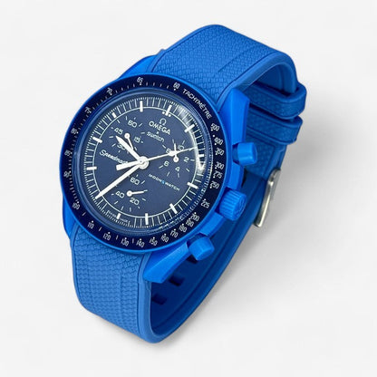 Bracelet MoonSwatch en Caoutchouc Texturé Premium Uni
