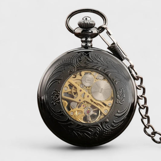 Montre À Gousset Ancienne Noir