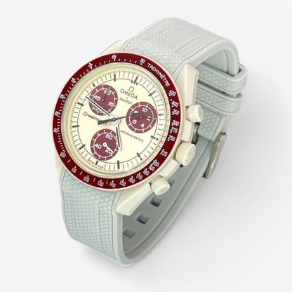 Bracelet MoonSwatch en Caoutchouc Texturé Premium Uni