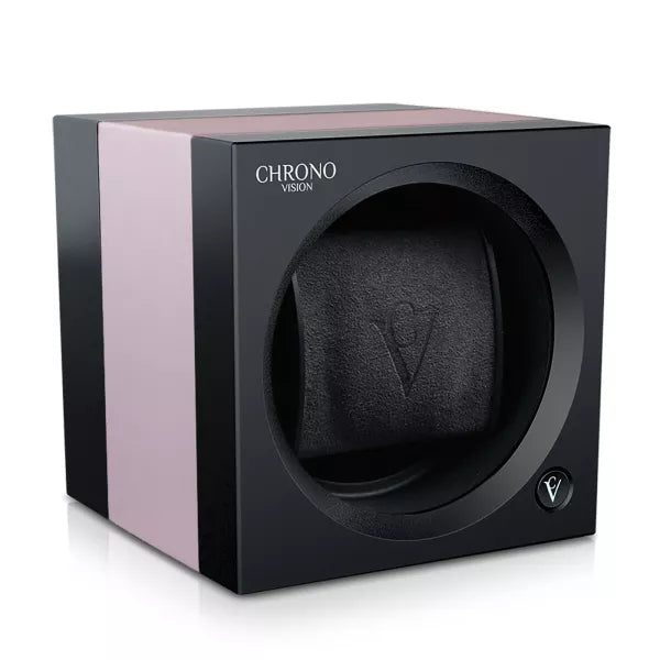 Remontoir Montre - Chronovision One Noir Mate / Rose