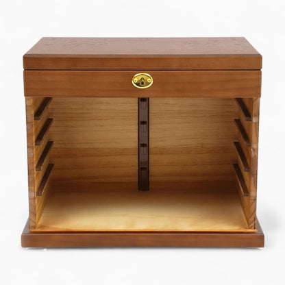 Boîte À Bijoux En Bois 6 Tiroirs