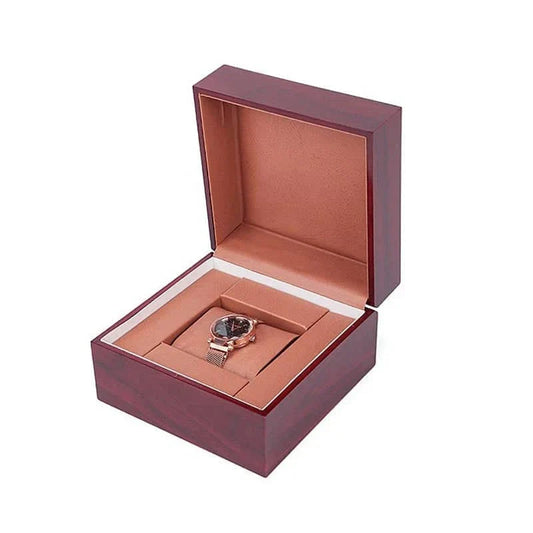 Boite à montre en bois Red