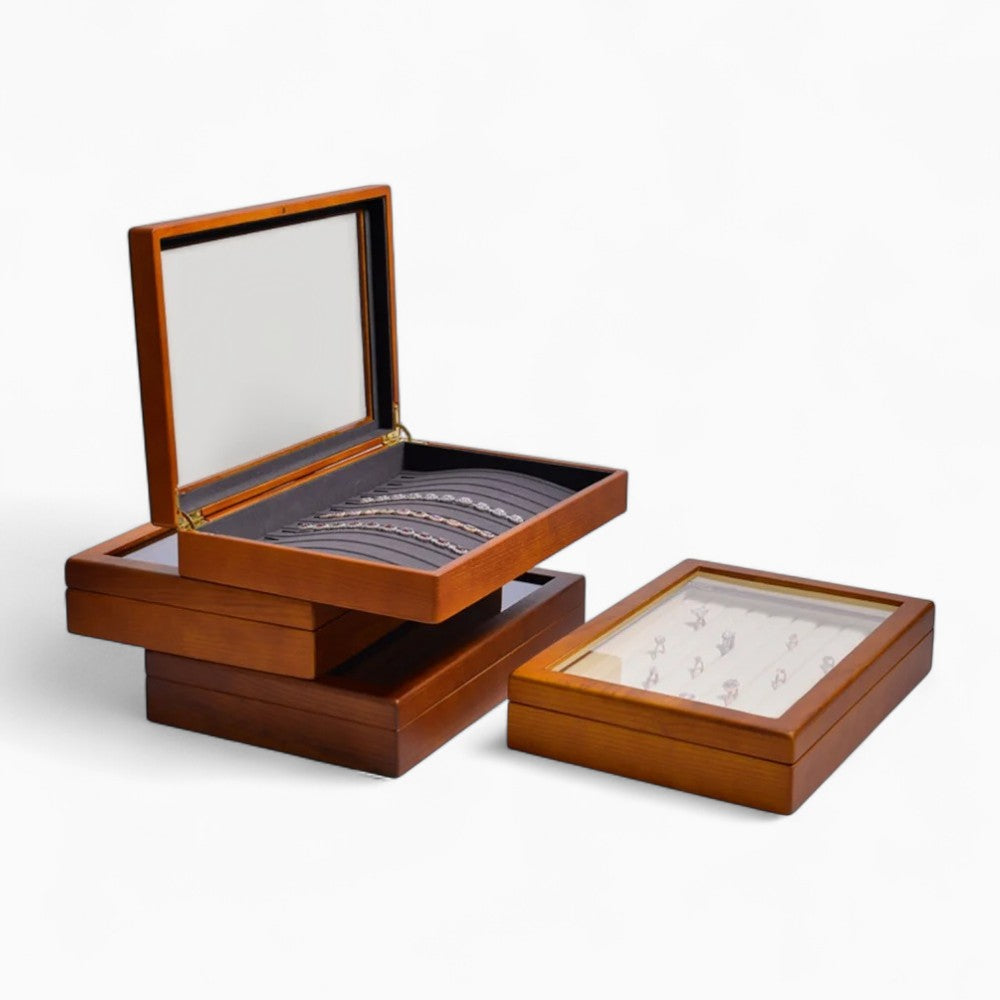 Boîte À Collier En Bois