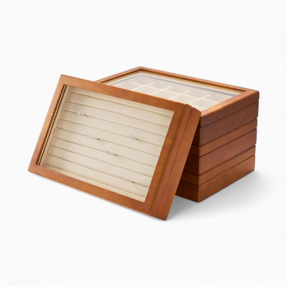 Boîte À Collier En Bois