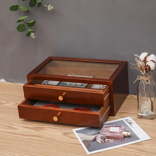 Boîte À Bijoux Vintage 2 Tiroirs